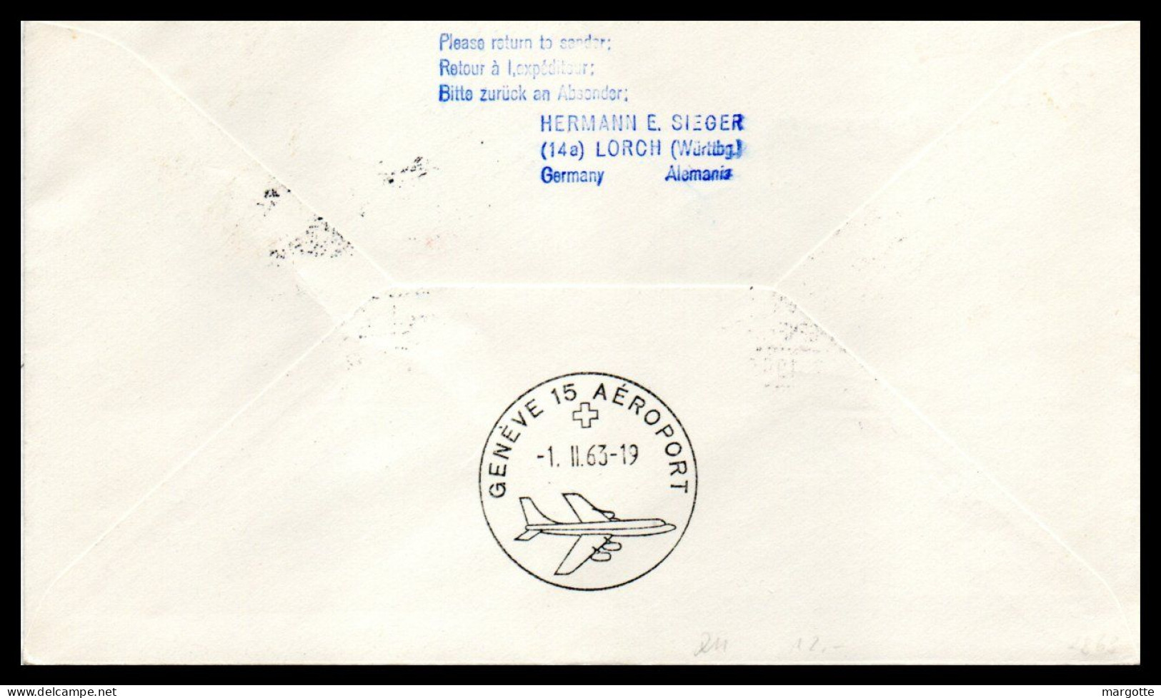 FFC TAP  Munchen-Genf-Lissabon  01/02/1963 - Premiers Vols