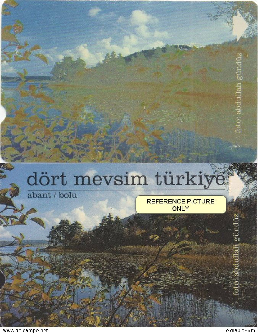 TURKEY - ALCATEL - N-165B - BOLU - MAJOR ERROR - MISPRINT - MISSING WRITING + BLUR PRINT - Turkey