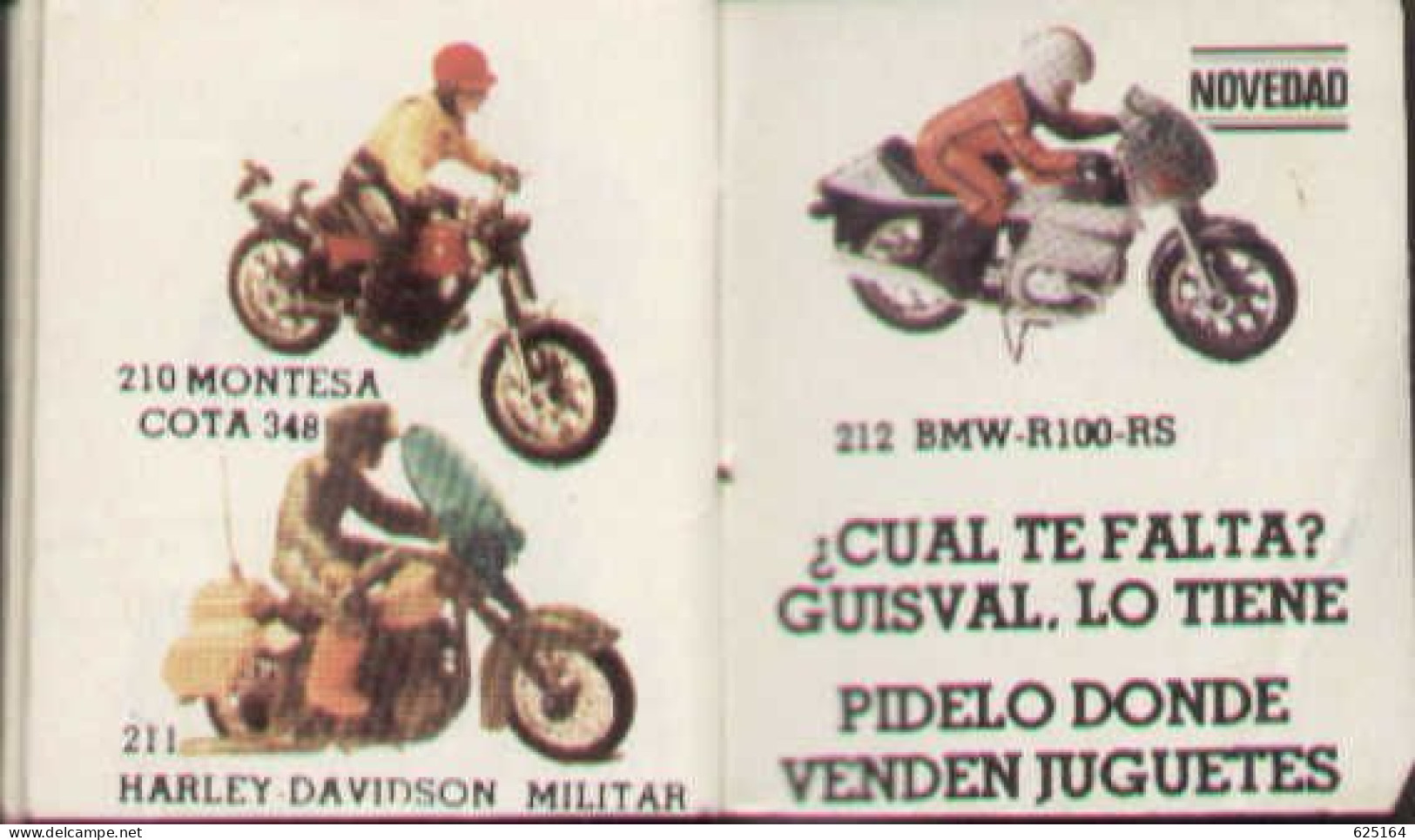 Catalogue GUISVAL 1978 COCHES - SERVICIOS PUBLICOS - MILITARES - MOTOS  - En Espagnol - Zonder Classificatie