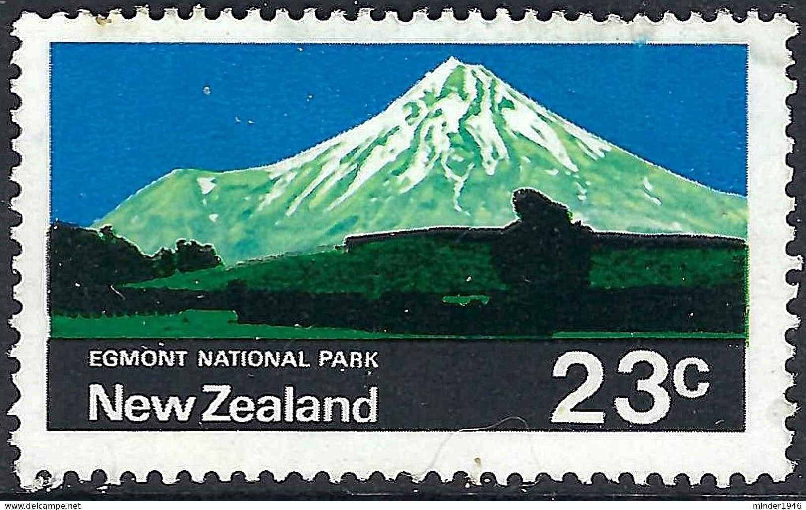 NEW ZEALAND 1971 23c Multicoloured, Egmont National Park SG929 FU - Usati