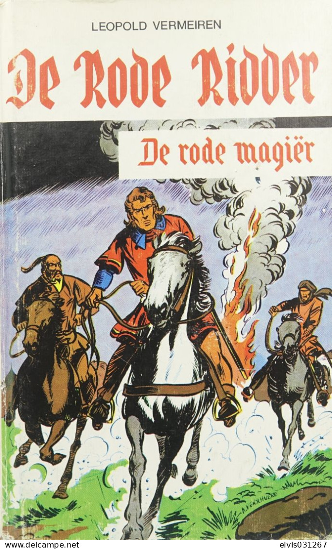 Vintage Books : DE RODE RIDDER N° 28 DE RODE MAGIER - 1974 2e Druk - Conditie : Goede Staat - Juniors