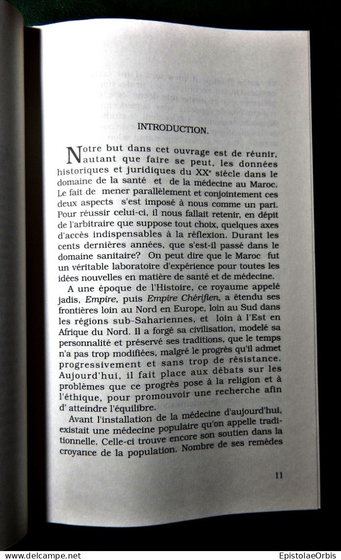 HISTOIRE DE LA MEDECINE AU MAROC LE XX SIECLE - Medizin & Gesundheit