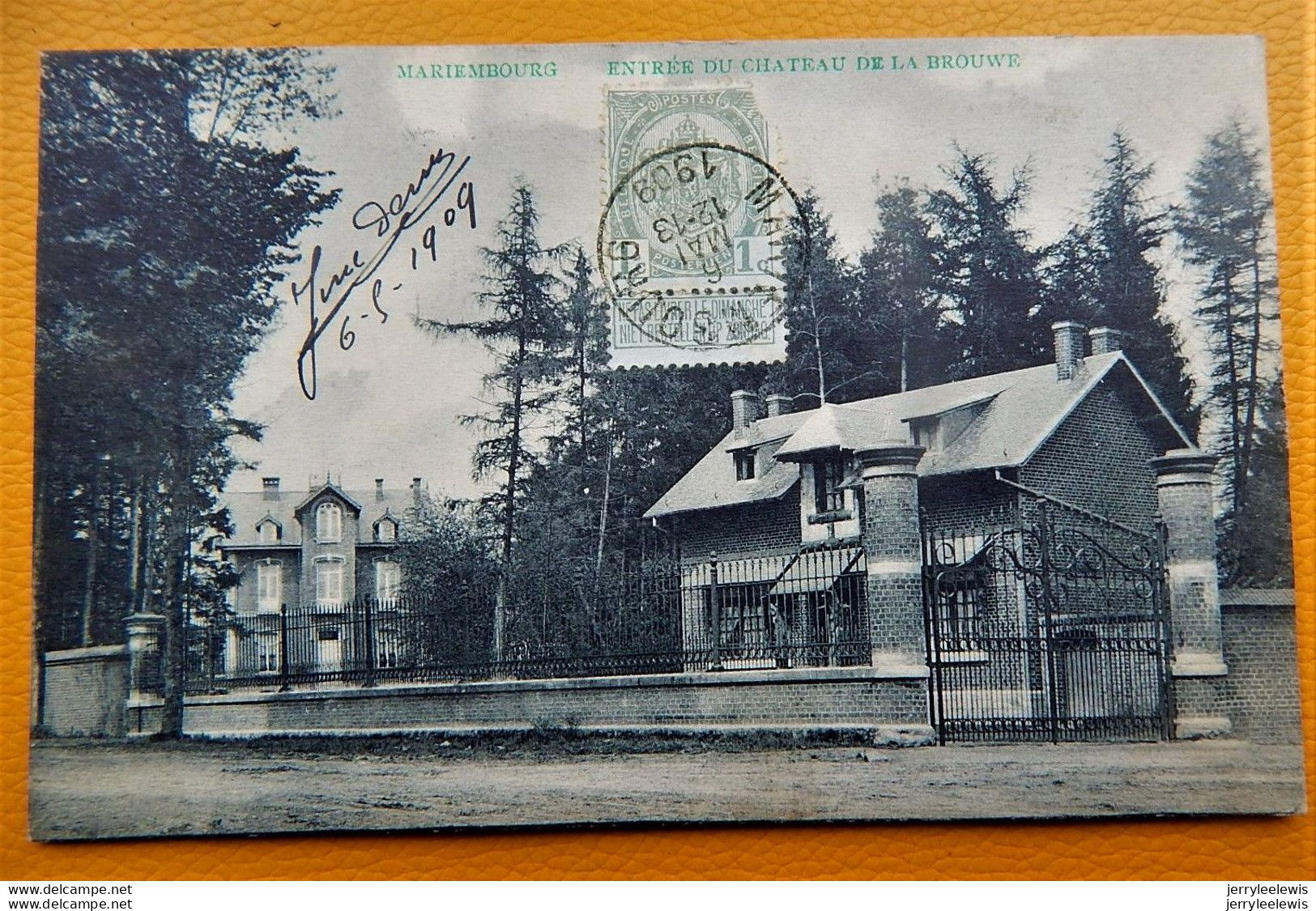 MARIEMBOURG  -  Entrée Du Château De La Brouwe  -  1909 - Philippeville