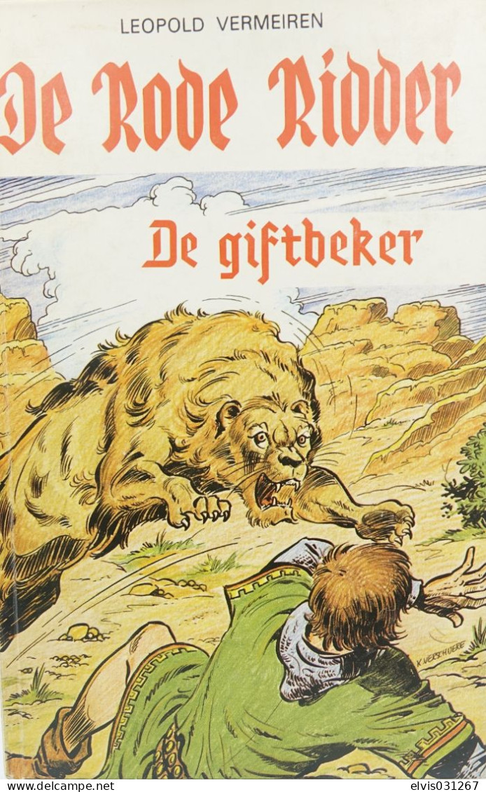 Vintage Books : DE RODE RIDDER N° 41 DE GIFTBEKER - 1977 1e Druk - Conditie : Goede Staat - Kids