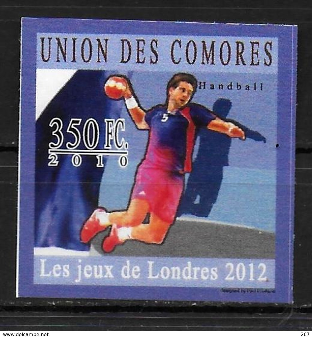 COMORES  N° 2023 * *  NON DENTELE  Jo 2012 Hand Ball - Hand-Ball