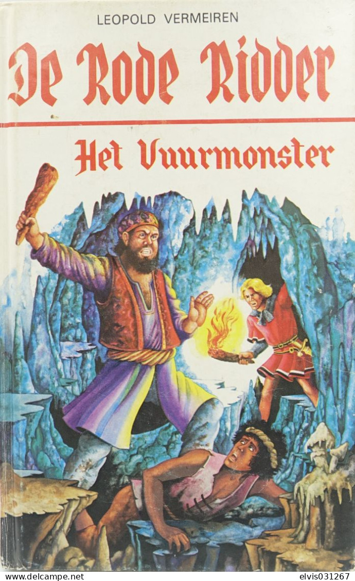 Vintage Books : DE RODE RIDDER N° 44 HET VUURMONSTER - 1978 1e Druk - Conditie : Goede Staat - Kids