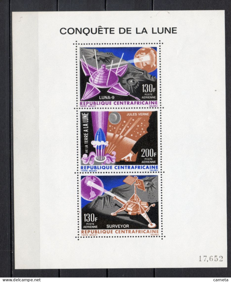 CENTRAFRIQUE BLOC  N° 5   NEUF SANS CHARNIERE COTE 10.00€   ESPACE LUNE - Centrafricaine (République)