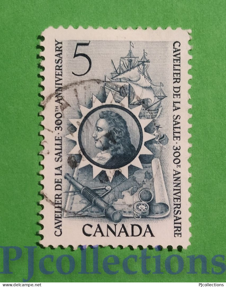 S544 - CANADA 1966 RENE' ROBERT 5c USATO - USED - Oblitérés