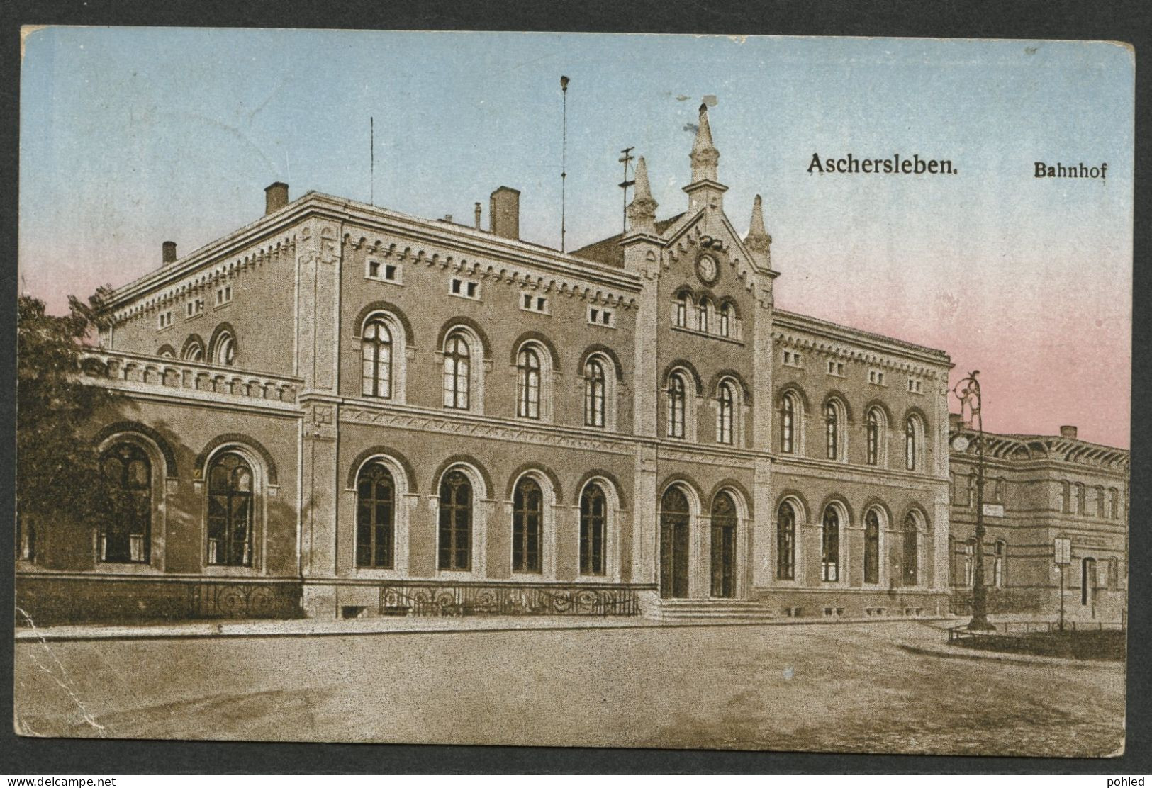 00909*GERMANY*DEUTSCHLAND*ASCHERSLEBEN*BAHNHOF*1942 - Aschersleben