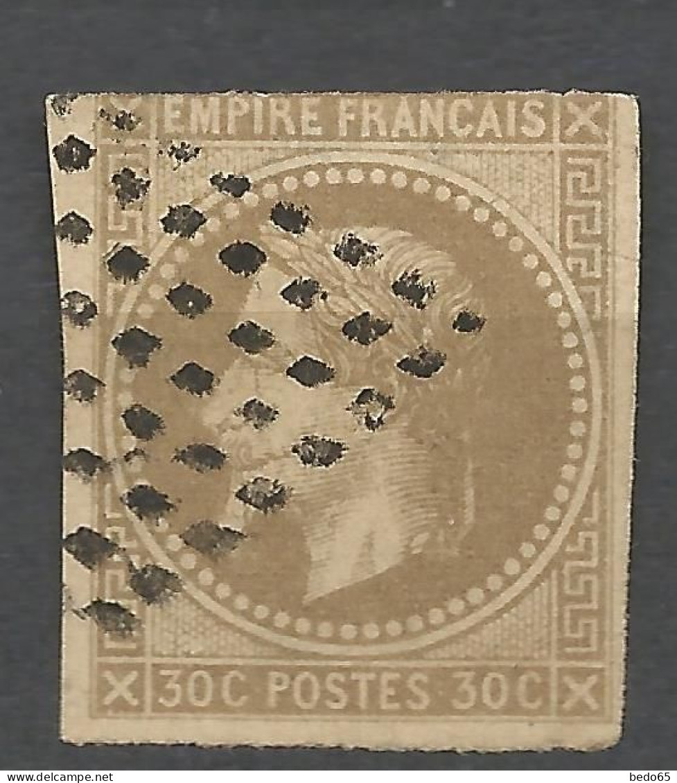 NAPOLEON N° 9 OBL Aminci Used - Napoleone III