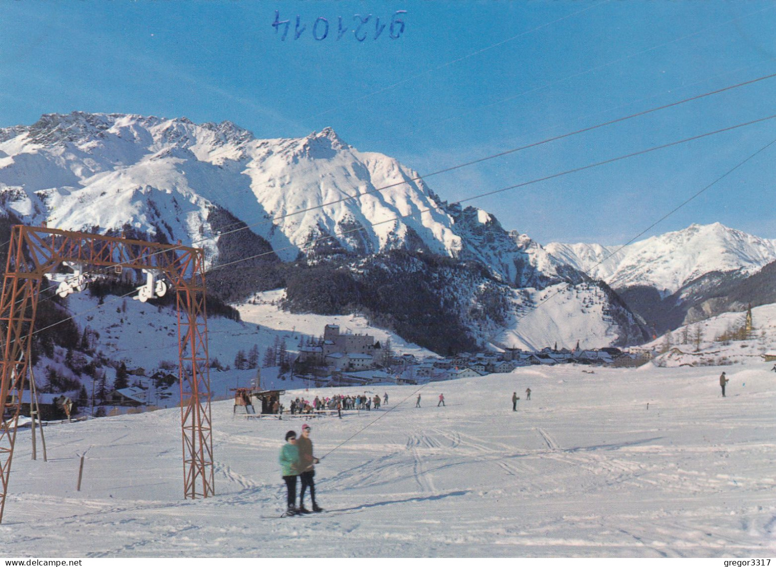 D5796) NAUDERS - Schloß Lift Gegen Mondingruppe - Tirol - - Nauders