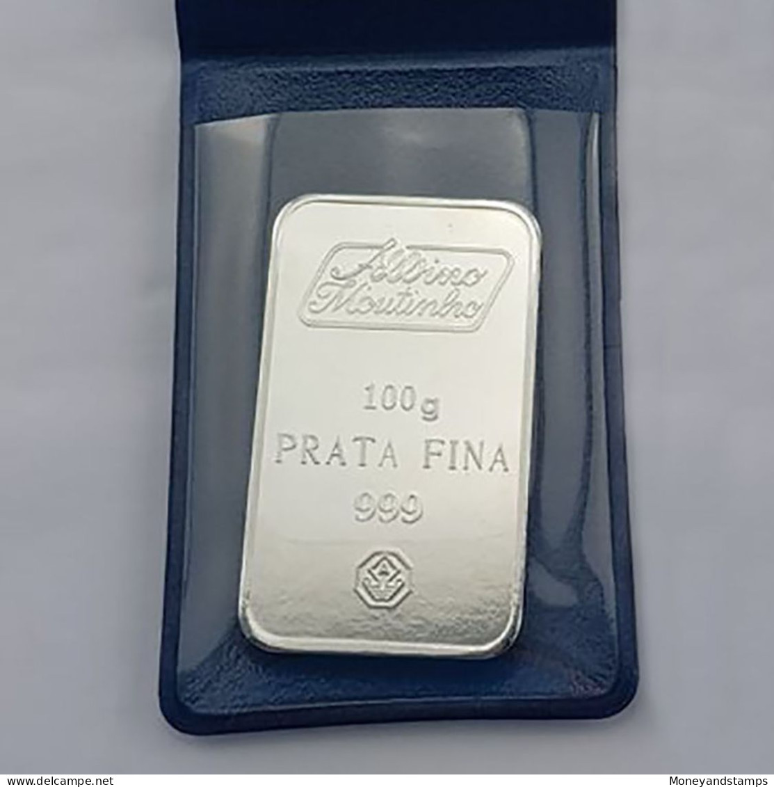 Portugal - Albino Moutinho Lda - 100 Gram - 999 Silver Bullion - COA - Verzamelingen