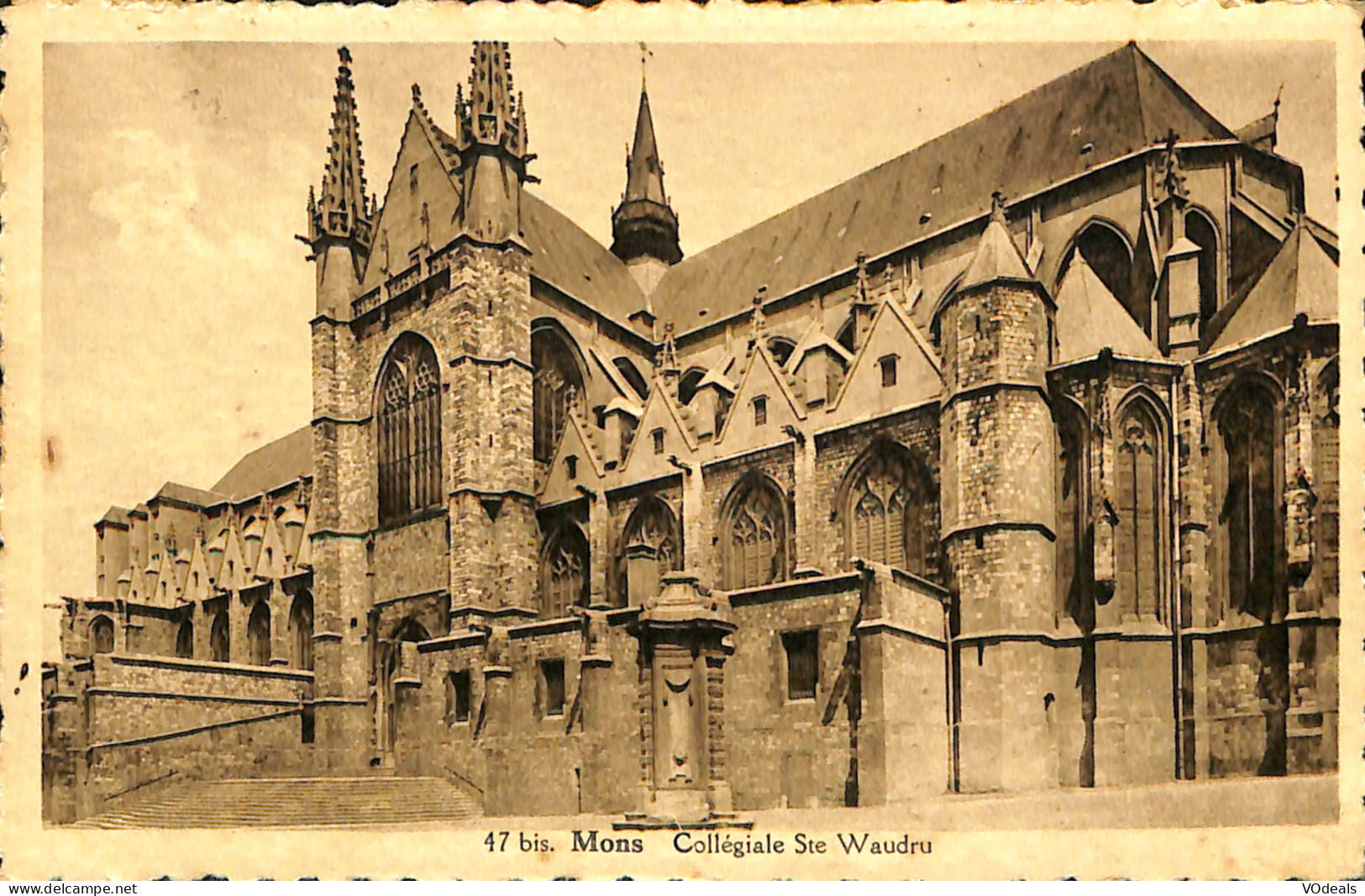 Belgique - Hainaut - Mons - Collégiale Ste Waudru - Mons