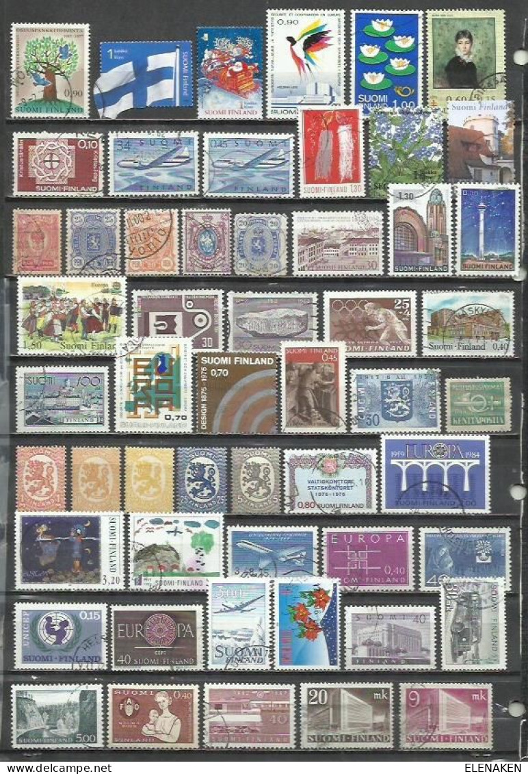 R379-LOTE SELLOS FINLANDIA,SIN TASAR,BUENOS VALORES,BUENA CALIDAD. STAMPS LOT FINLAND, Untaxed, Good Val - Verzamelingen