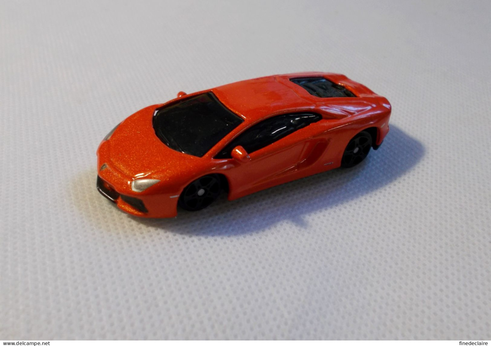 Voiture - Lamborghini Aventador LP700-4 - N° 11722 - Maisto - Orange Métallisé - 78 Mm - Sonstige & Ohne Zuordnung