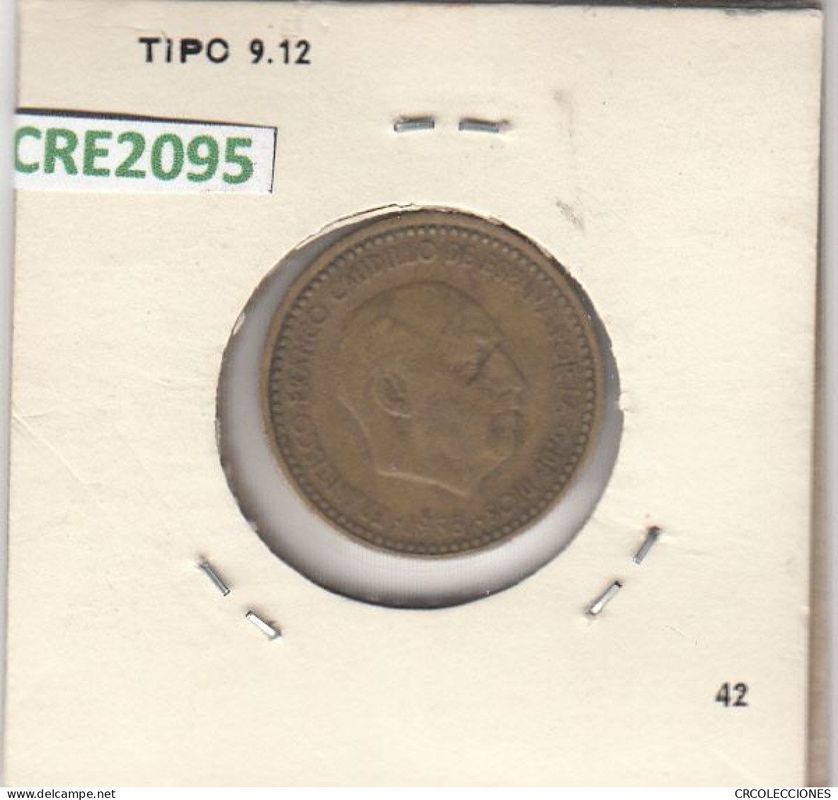 CRE2095 MONEDA  ESPAÑA FRANCO 1 PESETA 1953 61 MBC - 1 Peseta