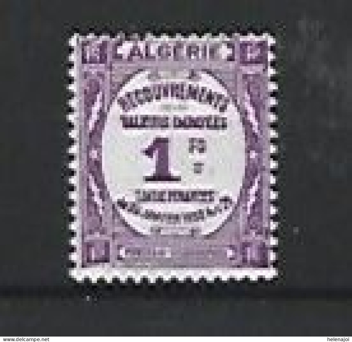 Taxe - Postage Due