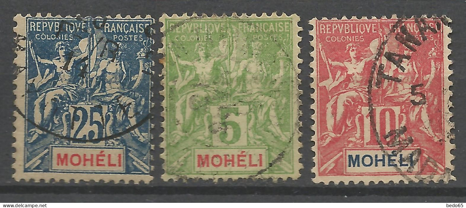 MOHELIE N° 4 / 5 / 7 OBL /Used - Oblitérés