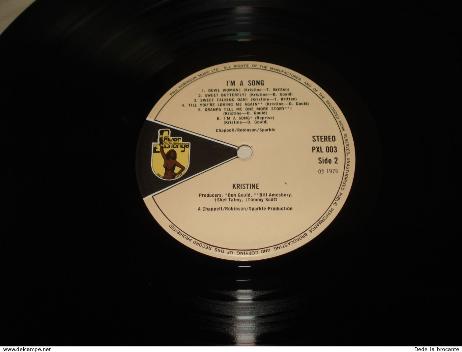 B10 / Kristine – I'm A Song - LP -  Power Ex Records - PXL 003  - UK 1976 - M/NM - Country Et Folk