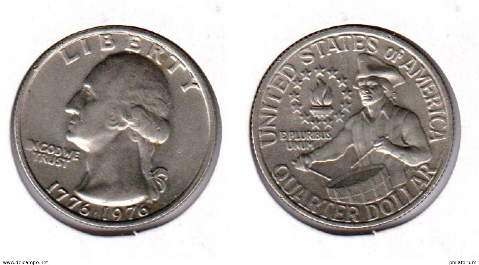 Etats Unis  Quarter Dollar 1979 ; Bicentenaire ,USA - 1932-1998: Washington