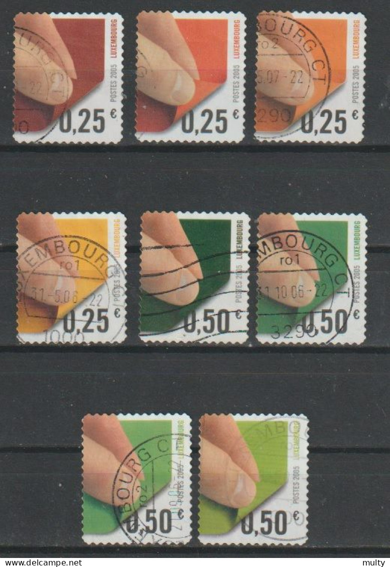 Luxemburg Y/T 1623 / 1630 (0) - Used Stamps