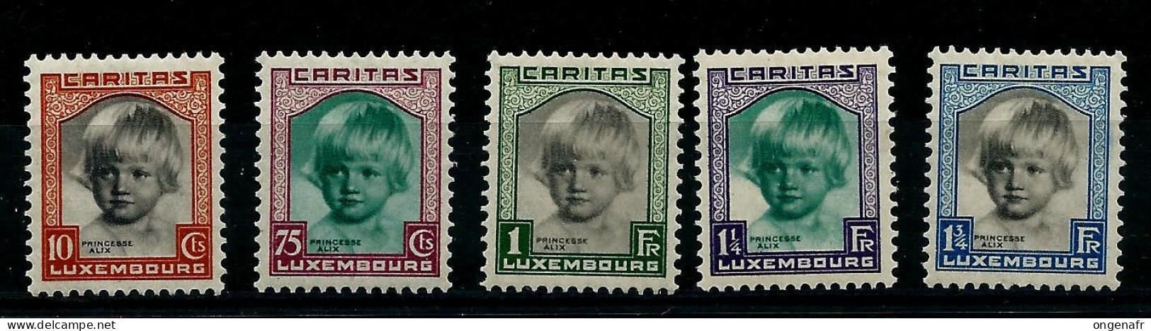 Princesse Alix - Caritas 1931  - N° 234/8 ( Michel: 240/4 )  état: * - Autres & Non Classés