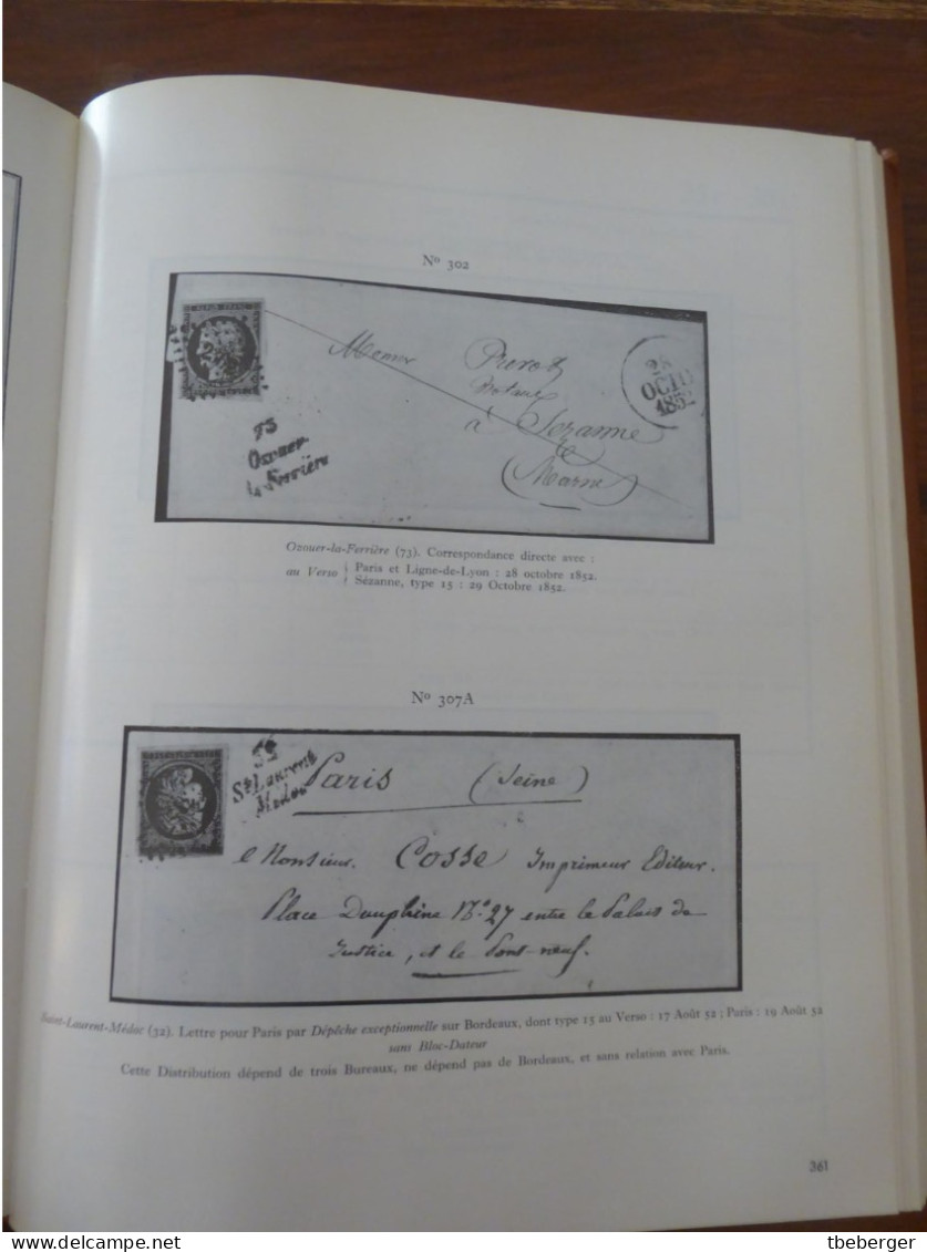 Encyclopédie Des Timbres De France En 2 Volumes - Tome I, Timbres Poste Et Tome I, Annexes 1849-1853 - Handboeken