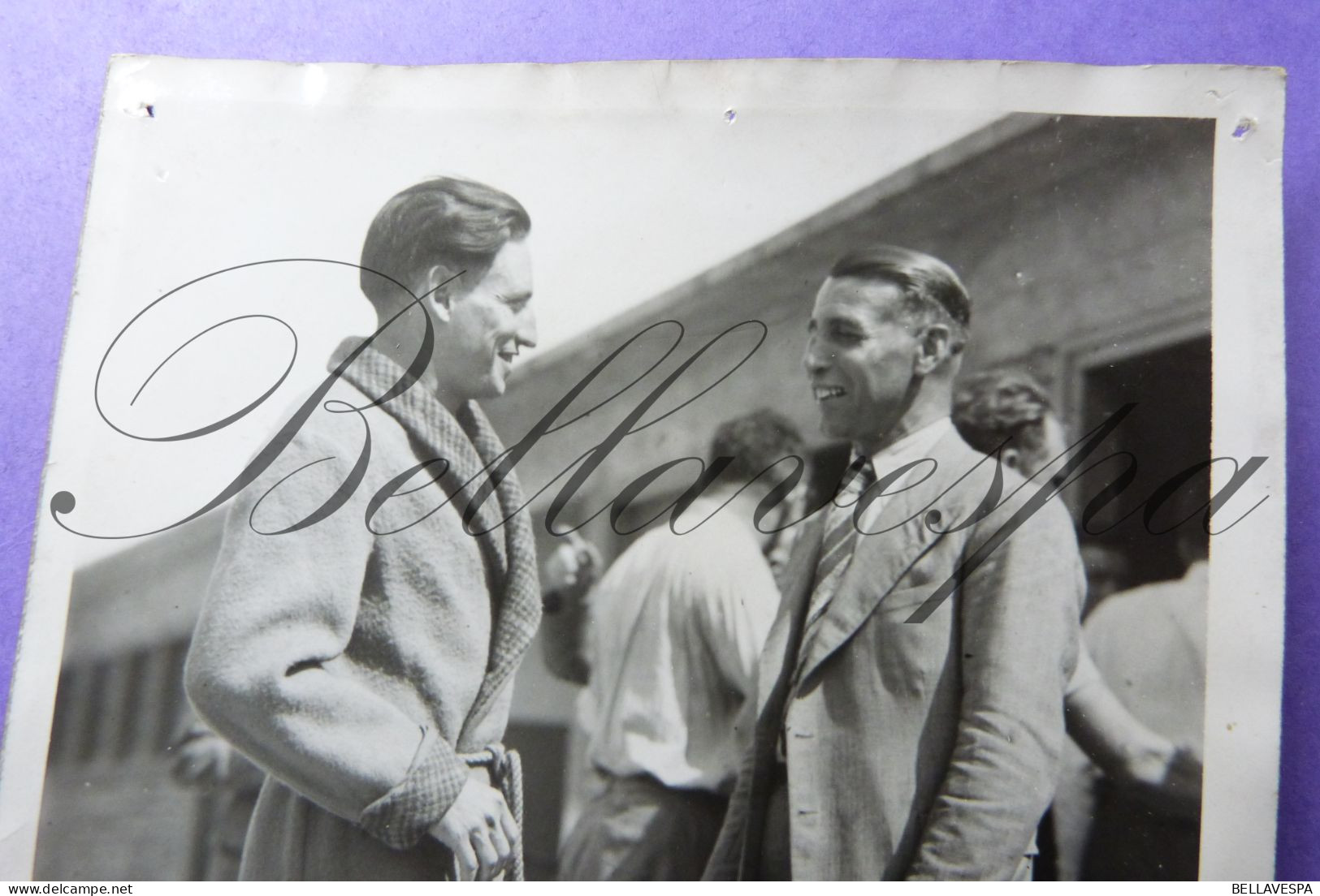 Henri PELLISSIER & GIRARDENGO  Champion ITALIEN 13/08/1933-SPEICHER -Routier HUOT   Photo De  Presse X 3 Pc - Sport