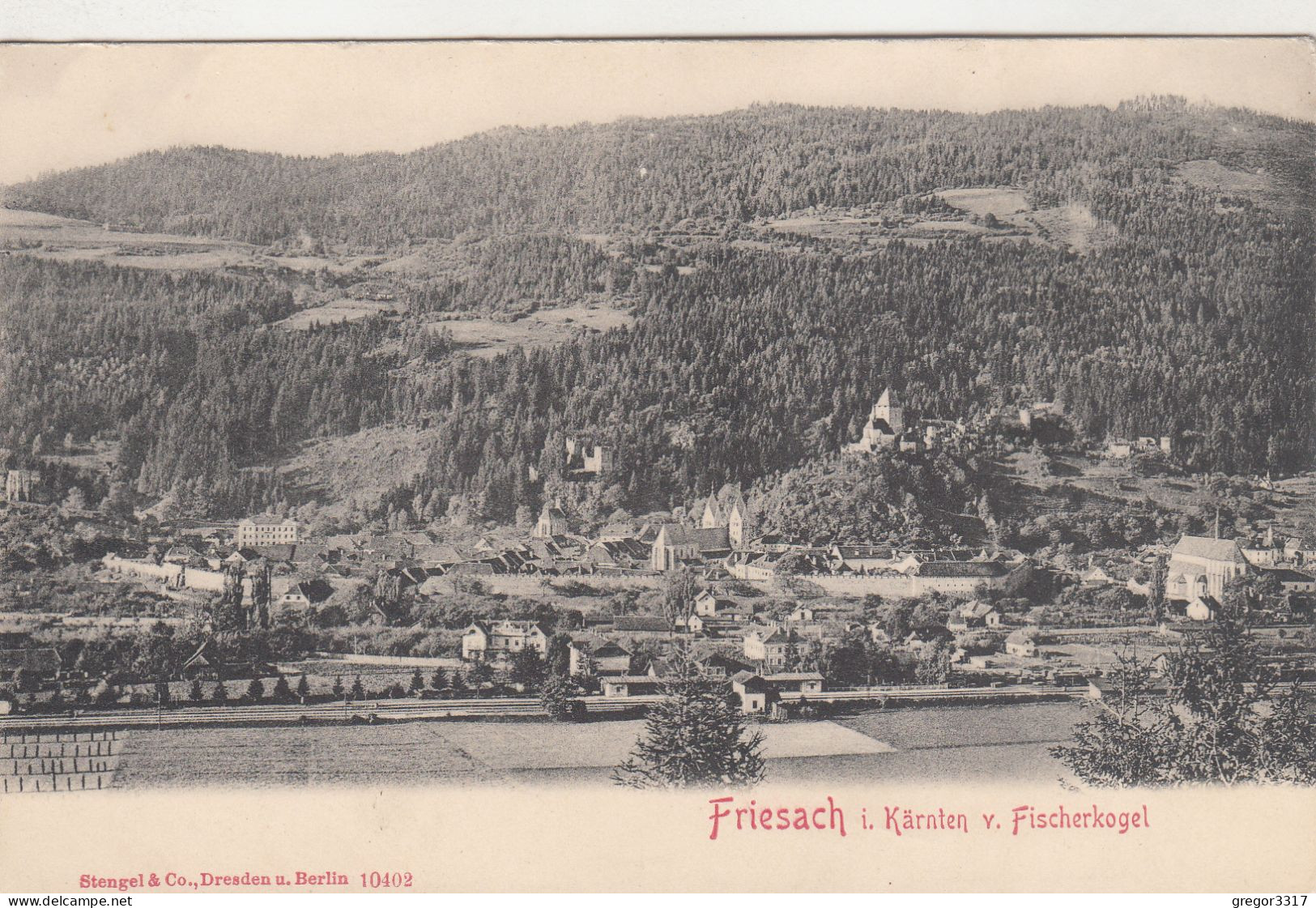 D5844) FRIESACH In Kärnten V. Fischerkogel - ALT !! - Friesach