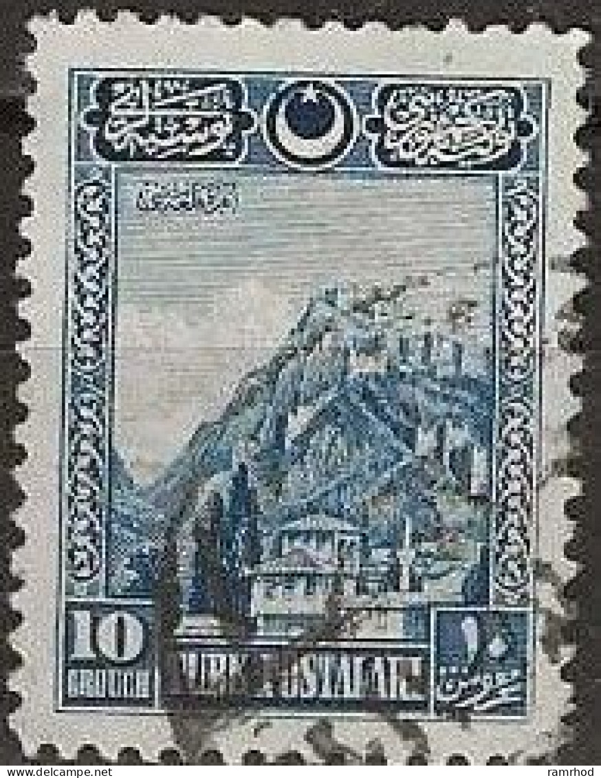 TURKEY 1926 Fortress Of Ankara - 10gr. - Blue FU - Used Stamps