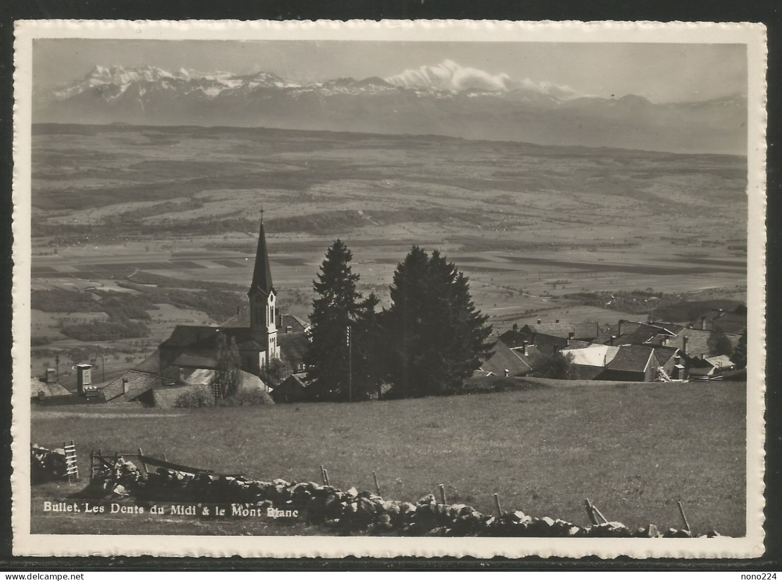 Carte P ( Bullet / Les Dents Du Midi & Le Mont-Blanc ) - Bullet