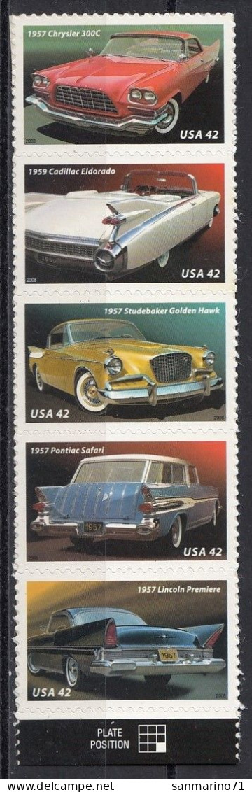 UNITED STATES 4447-4451,unused,cars - Ungebraucht