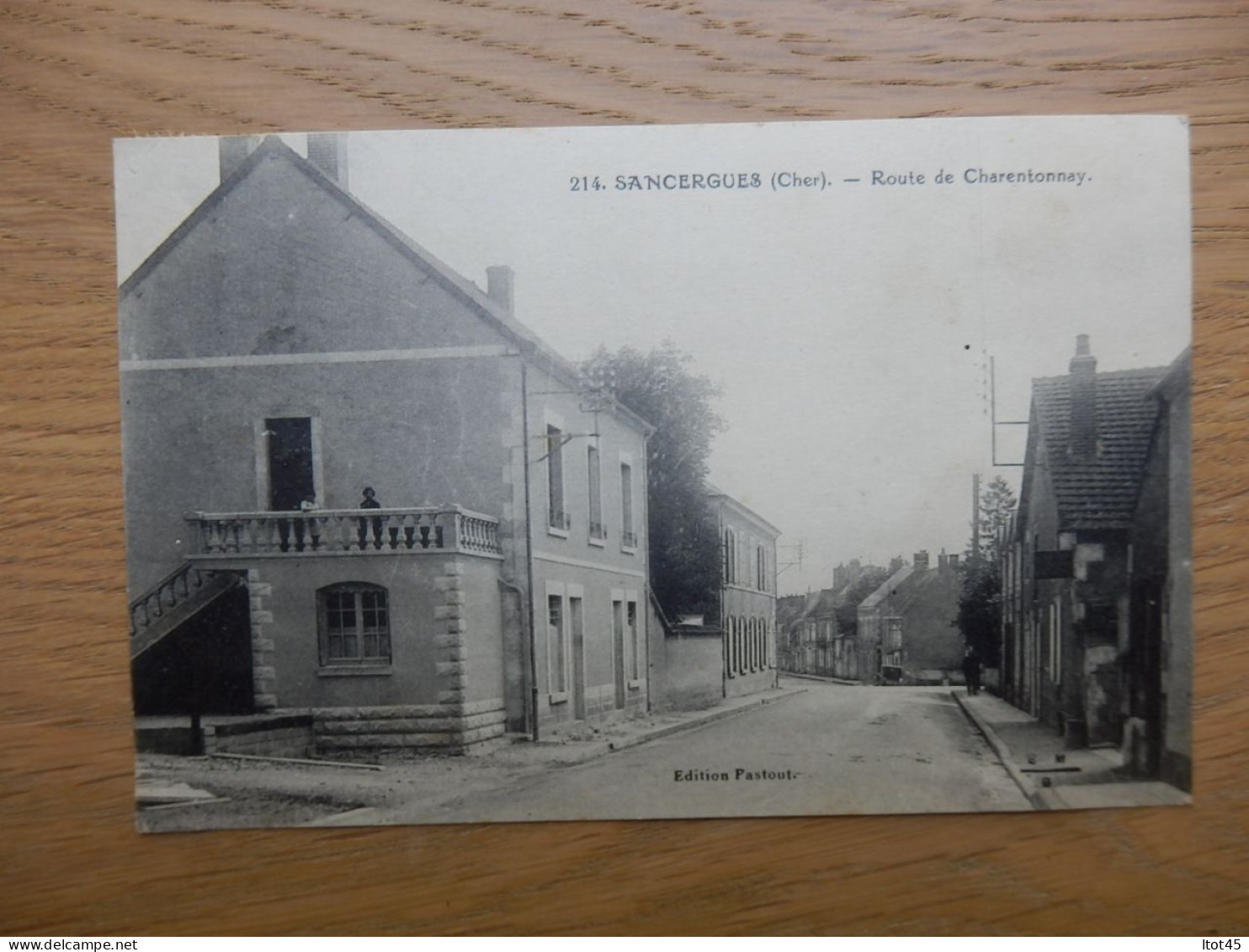 CPA SANCERGUES 18 ROUTE DE CHARENTONNAY - Sancergues