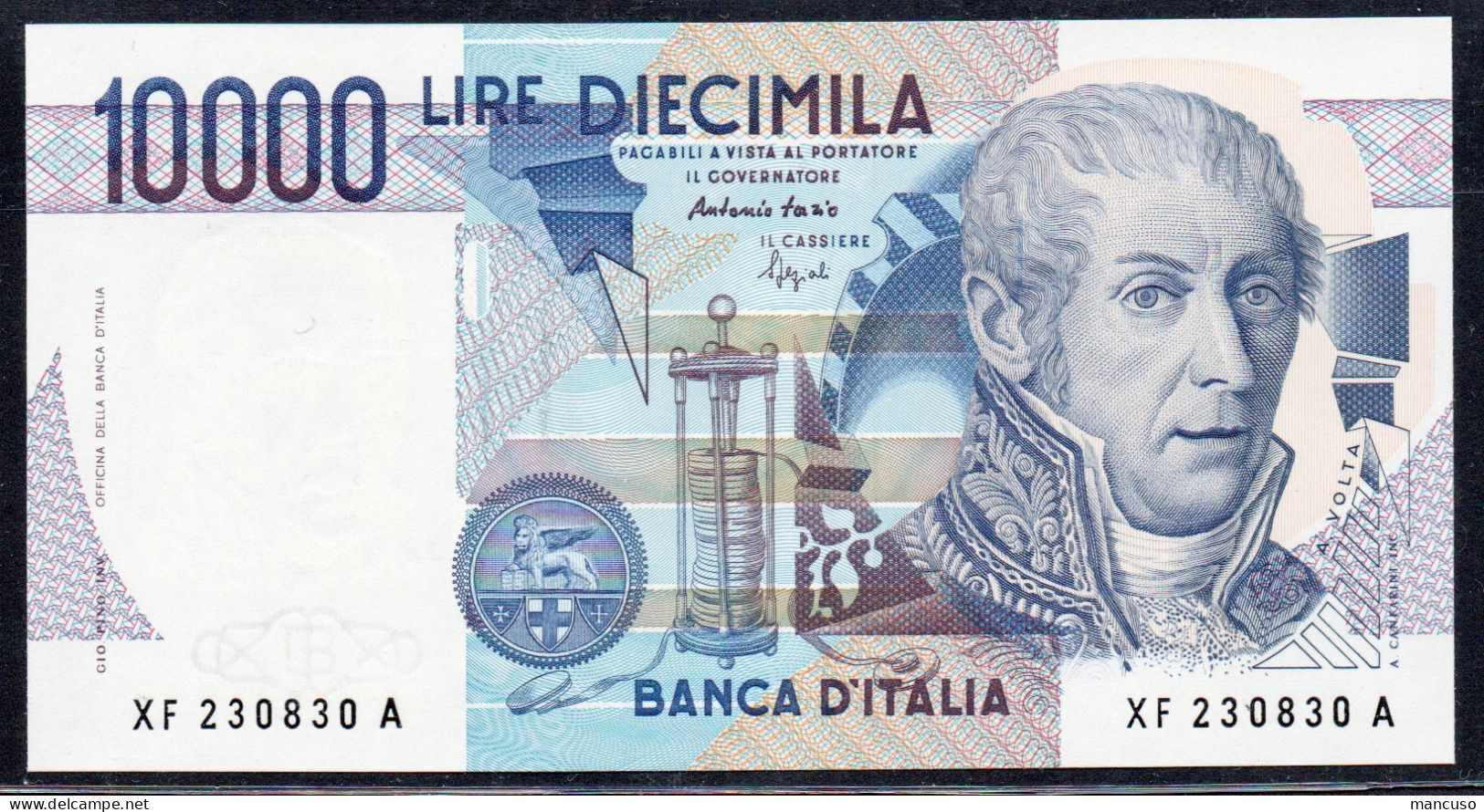 LIRE 10.000 TIPO  A. VOLTA - SERIE SPECIALE XF - FDS - 10.000 Lire