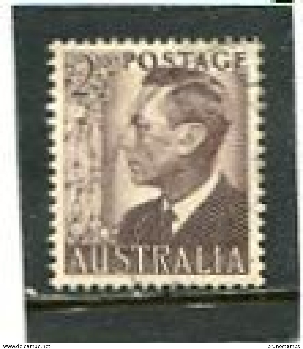 AUSTRALIA - 1951   2 1/2d   KGVI  NO WMK  FINE USED - Used Stamps