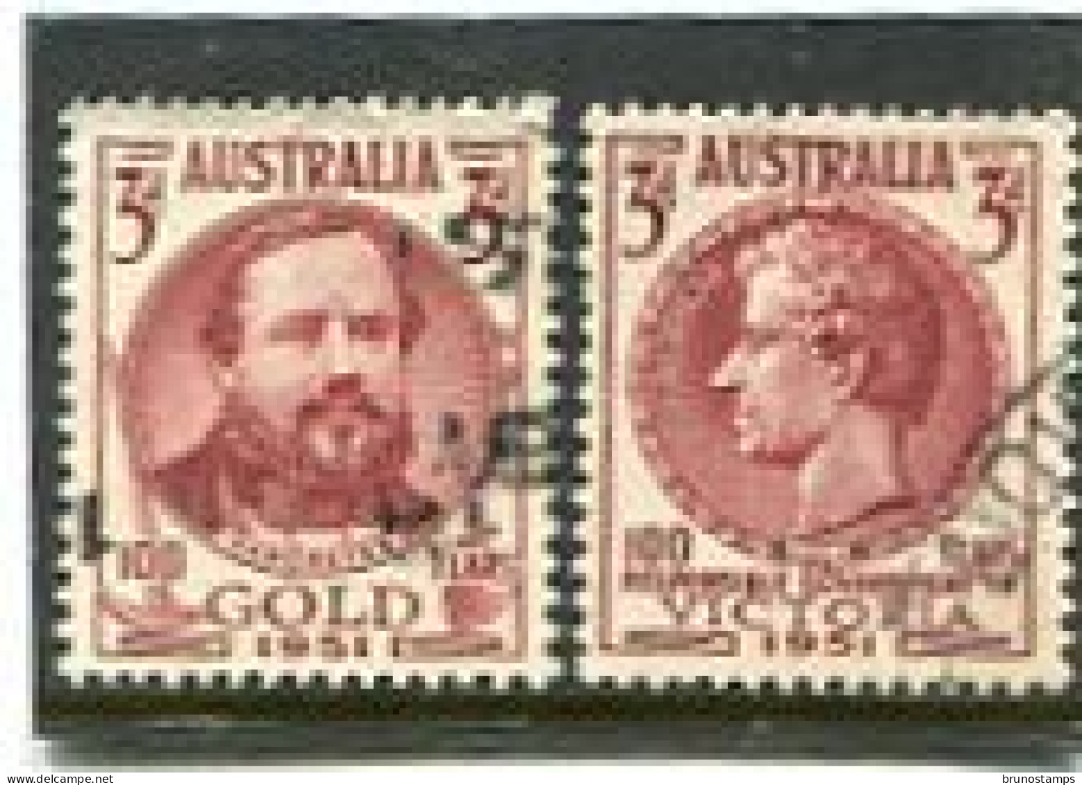 AUSTRALIA - 1951  GOLD  SET  FINE USED  SG 245/46 - Used Stamps