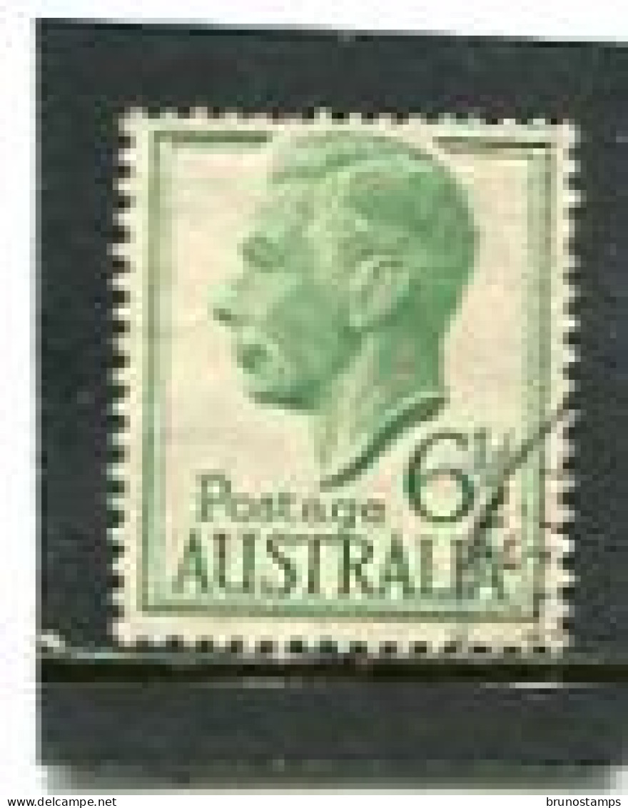 AUSTRALIA - 1951  6 1/2d  GREEN  KGVI   FINE USED - Gebraucht