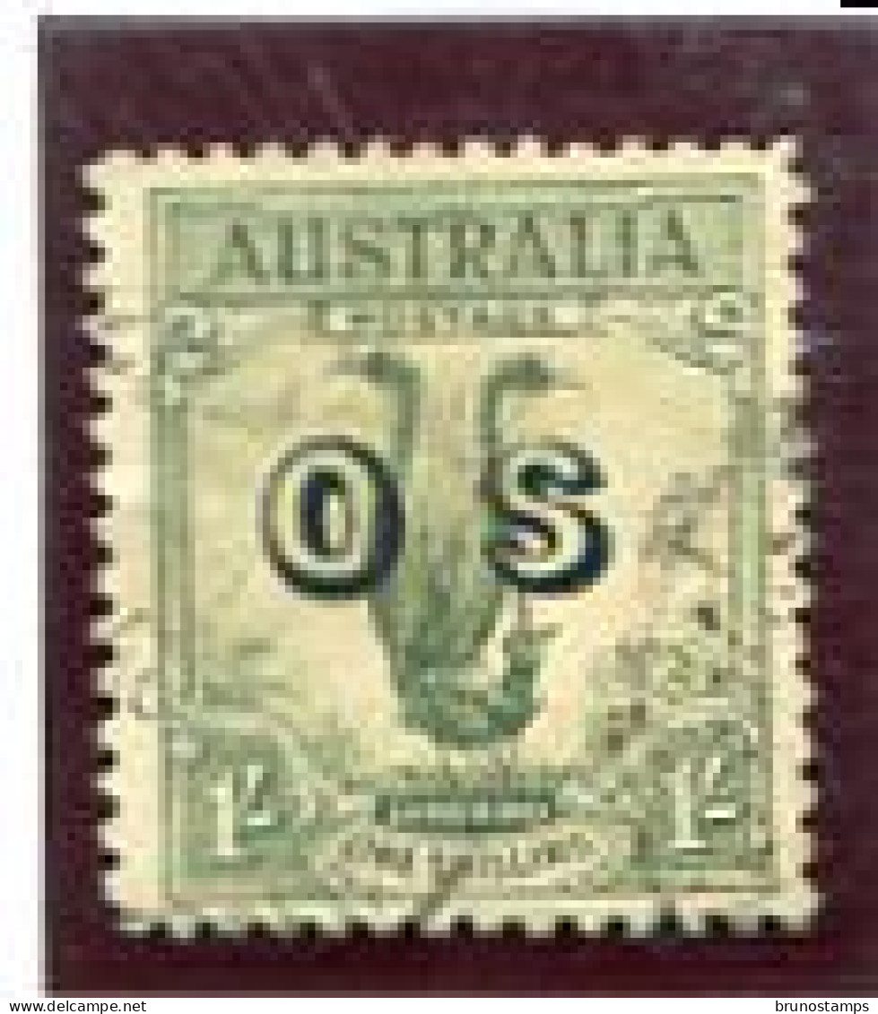 AUSTRALIA - 1932   1s  LYRE  OVERPRINTED  OS   FINE USED  SG  O136 - Oficiales
