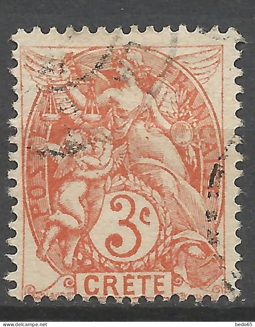 CRETE N° 3 OBL /Used - Usados