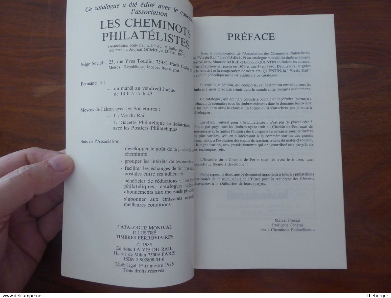 CATALOGUE MONDIAL ILLUSTRE THEMATIQUE CHEMIN DE FER; Timbres Ferroviaires Inventaire Sans Cote 1980&1985 - Spoorwegen