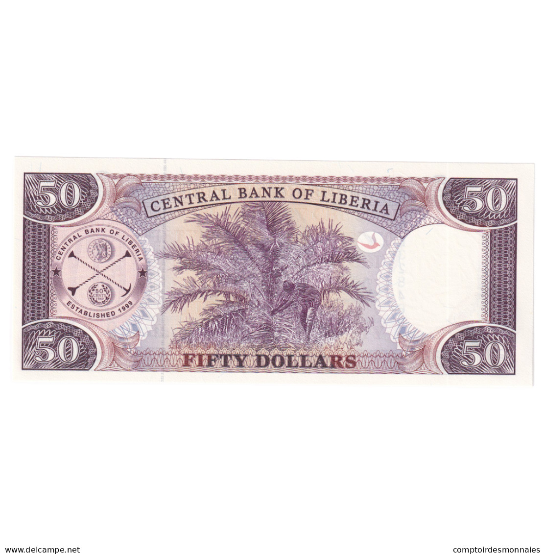 Billet, Libéria, 50 Dollars, 2011, KM:29d, NEUF - Liberia