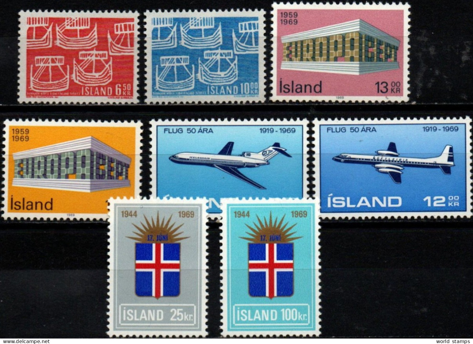 ISLANDE 1969 ** - Volledig Jaar