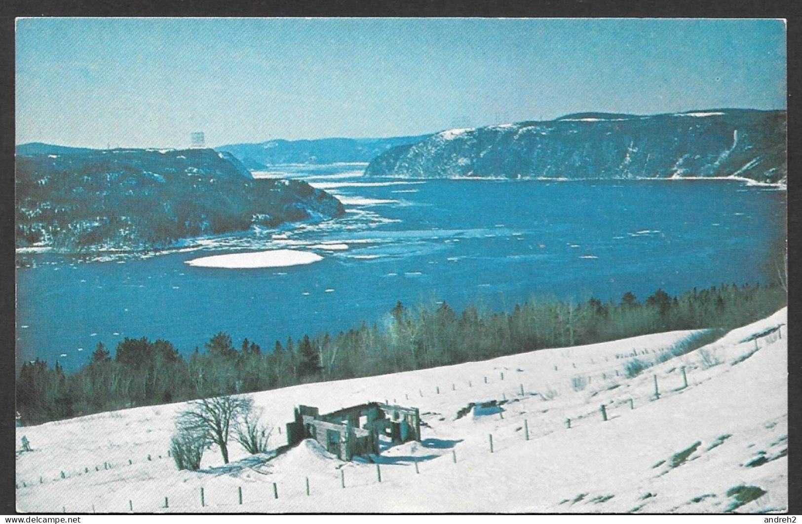 Saguenay  Québec - Rivière Saguenay En Hiver - Uncirculated - Non Circulée - Par La Société Kent  No:  1028 - Saguenay