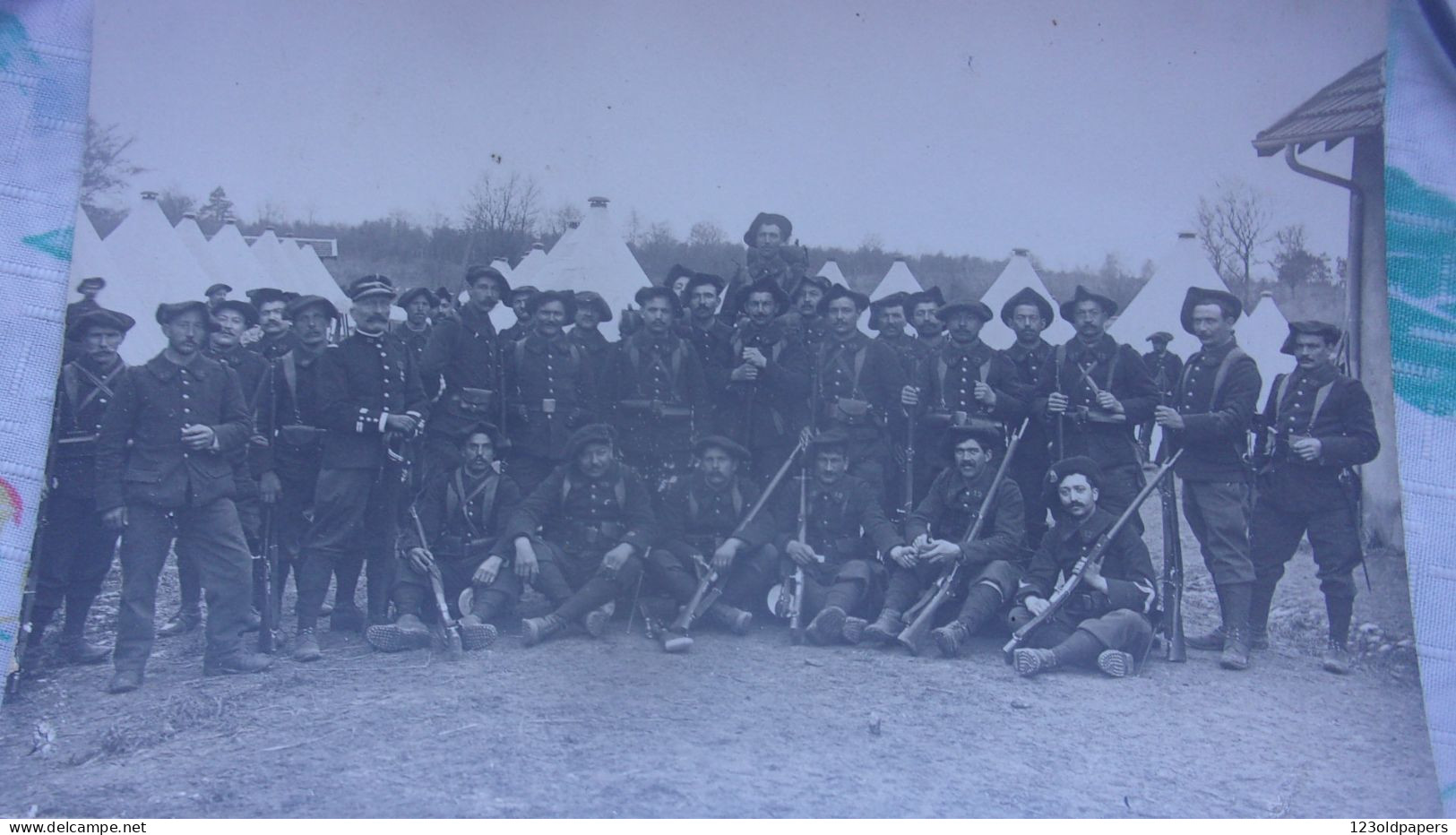 12e Bataillon De Chasseurs Alpins CARTE PHOTO WWI - Regimente