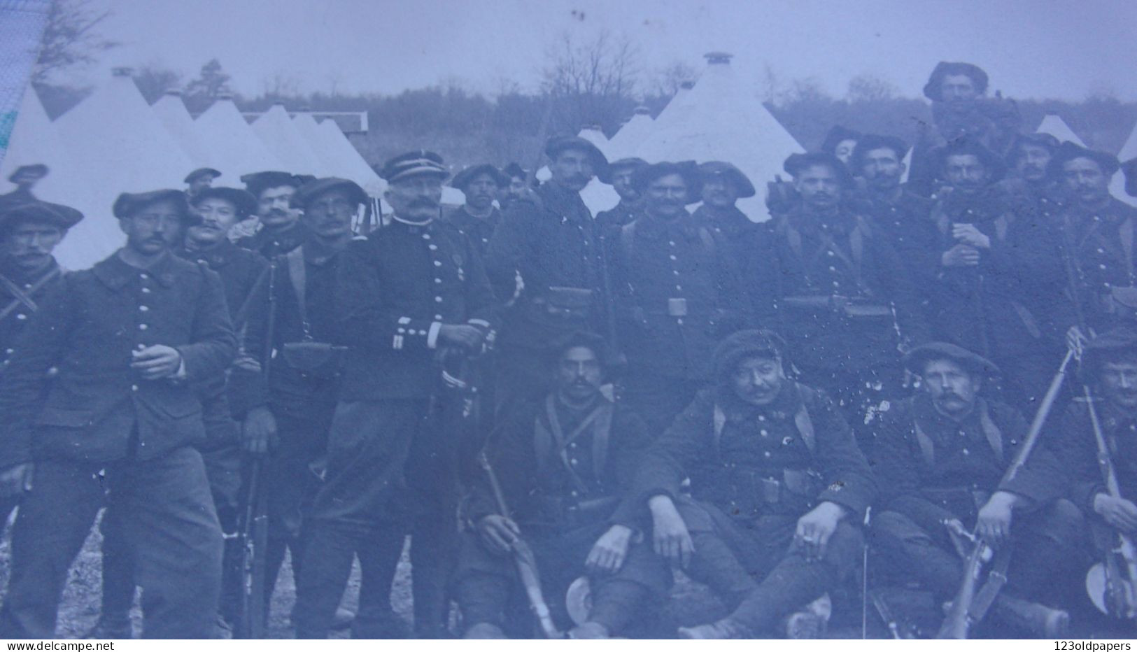 12e Bataillon De Chasseurs Alpins CARTE PHOTO WWI - Régiments