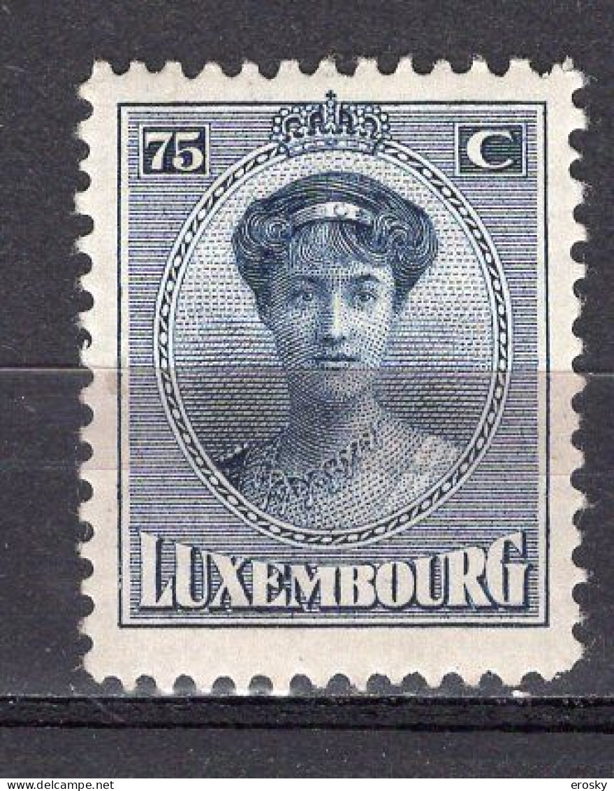 Q2836 - LUXEMBOURG Yv N°156 * - 1921-27 Charlotte Voorzijde