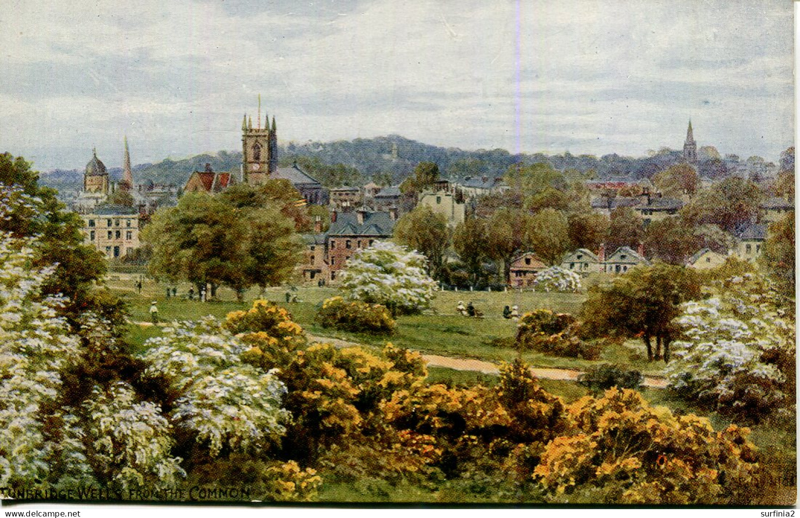 A R QUINTON - SALMON 1415 - TUNBRIDGE WELLS FROM THE COMMON - Quinton, AR