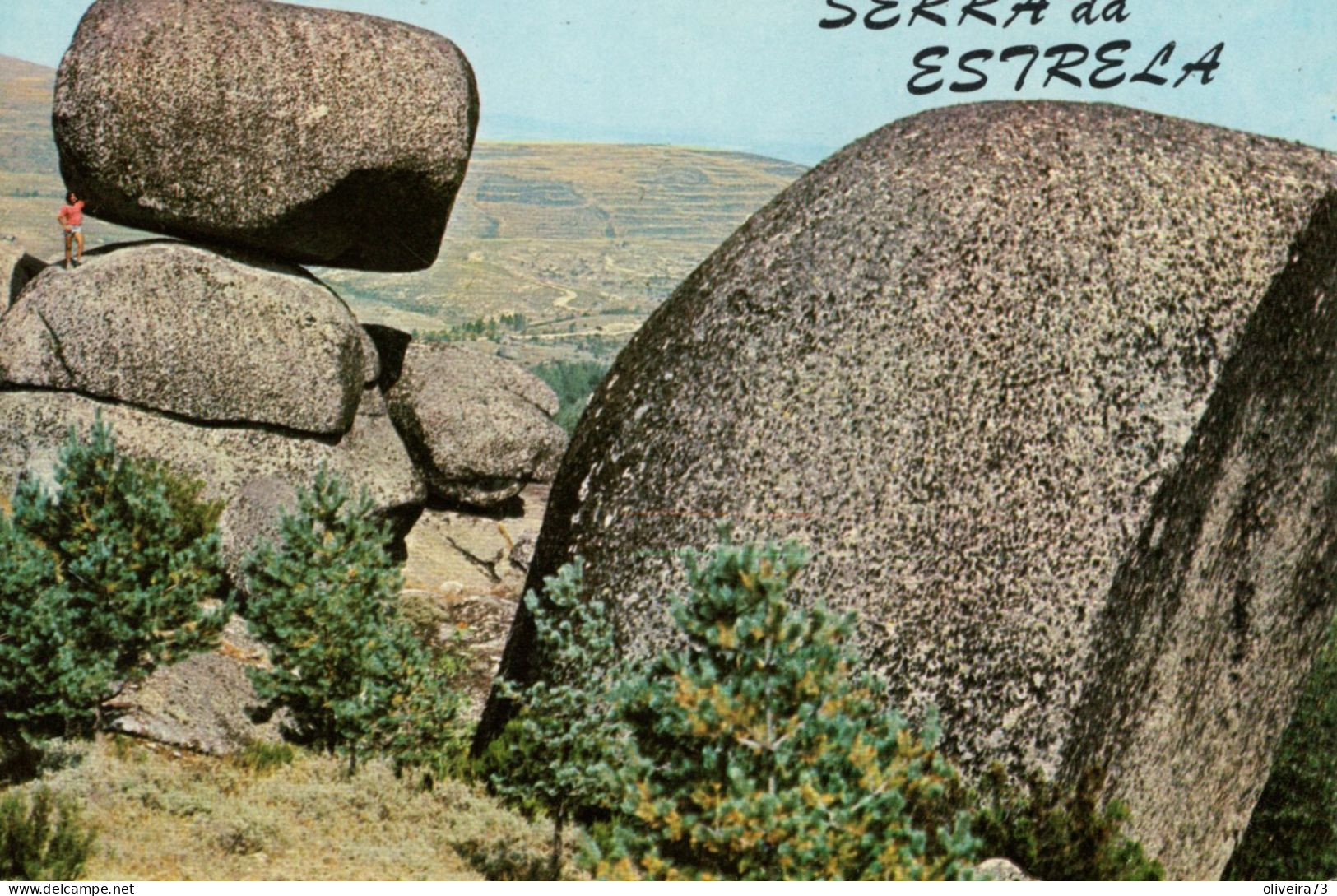 SERRA DA ESTRELA - Pedra Do Equilibrrio Junto Ao Mondeguinho - PORTUGAL - Guarda