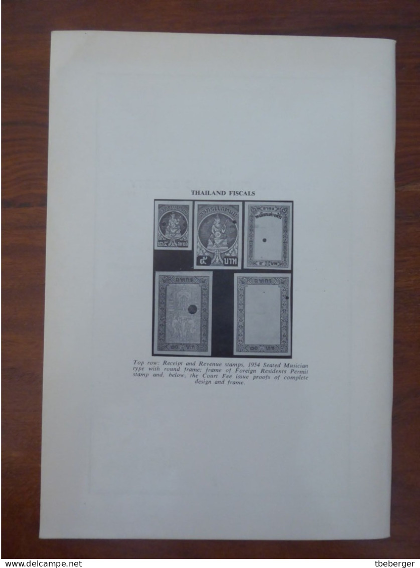 Collins; Siam / Thailand: The Waterlow Proof Sheets 1917-1960; Robson Lowe - Philatélie Et Histoire Postale