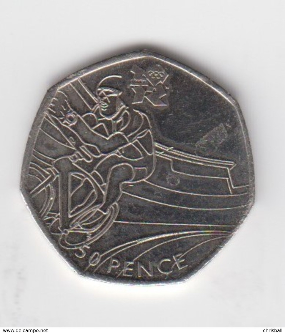 Great Britain UK 50p Coin Cycling 2011 (Small Format) Circulated - 50 Pence